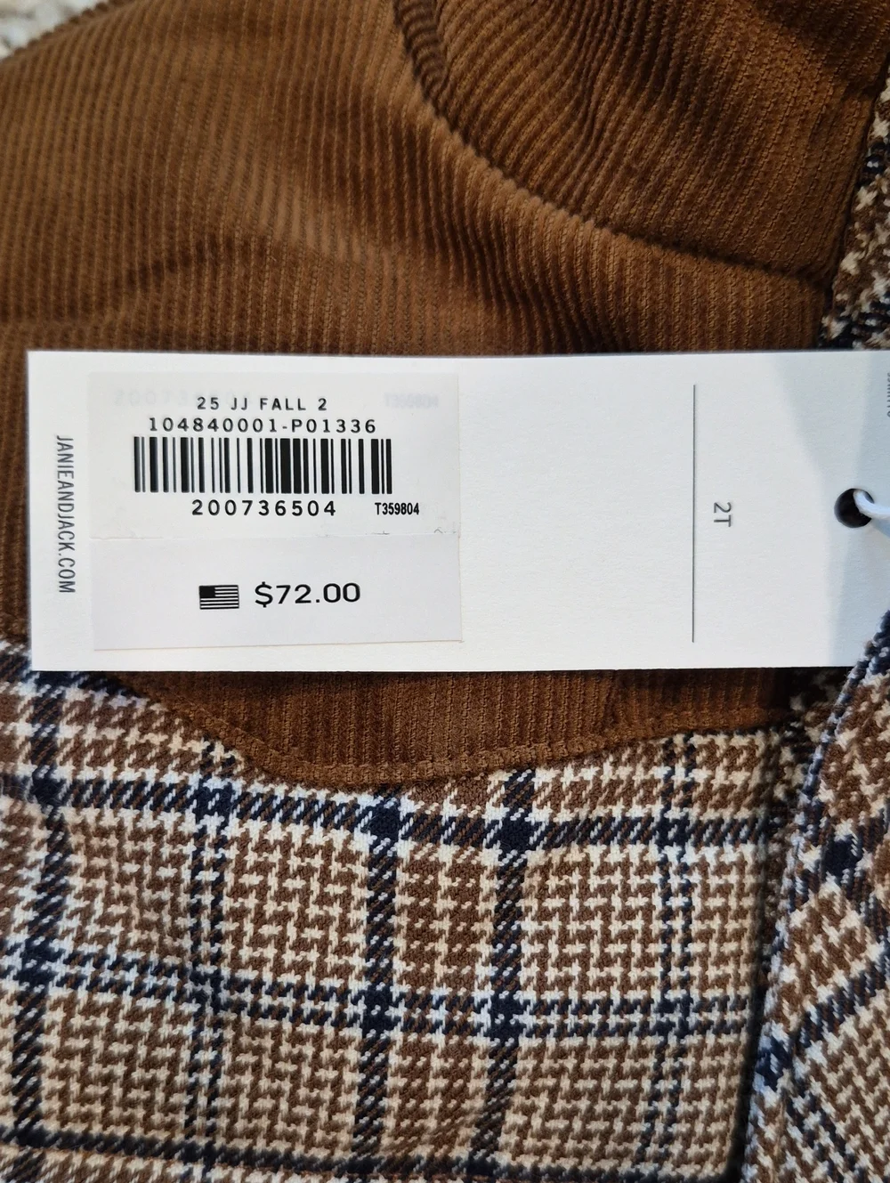 Janie and Jack The Western Plaid Vest